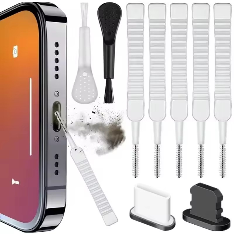 Speaker Terminal - Handy-Lautsprecher, Ladeanschluss, Reinigungsset, Staubstecker für iPhone
