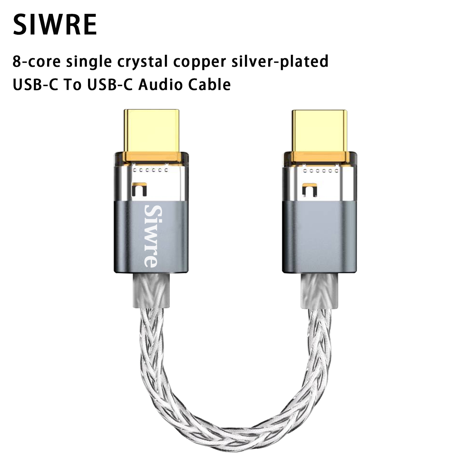 Audio Dac - SIWRE OT1 Typ-C-auf-Typ-C-Audiokabel für Dongle DAC,