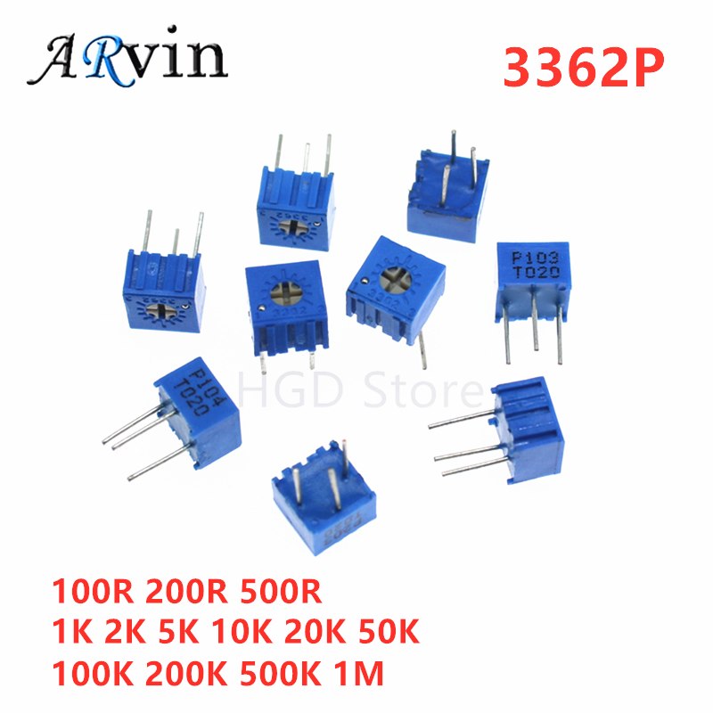 10 stücke 3362P Serie Widersta – Potentiometer 10K Bewertung und Preis