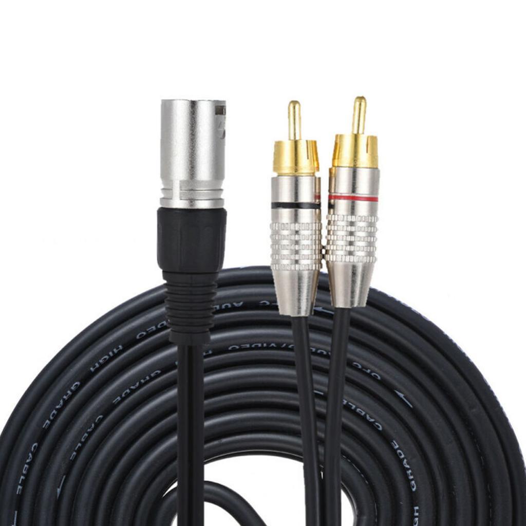 XLR-Audio-Splitterkabel zu RCA – Audio Cable Rca Bewertung und Preis