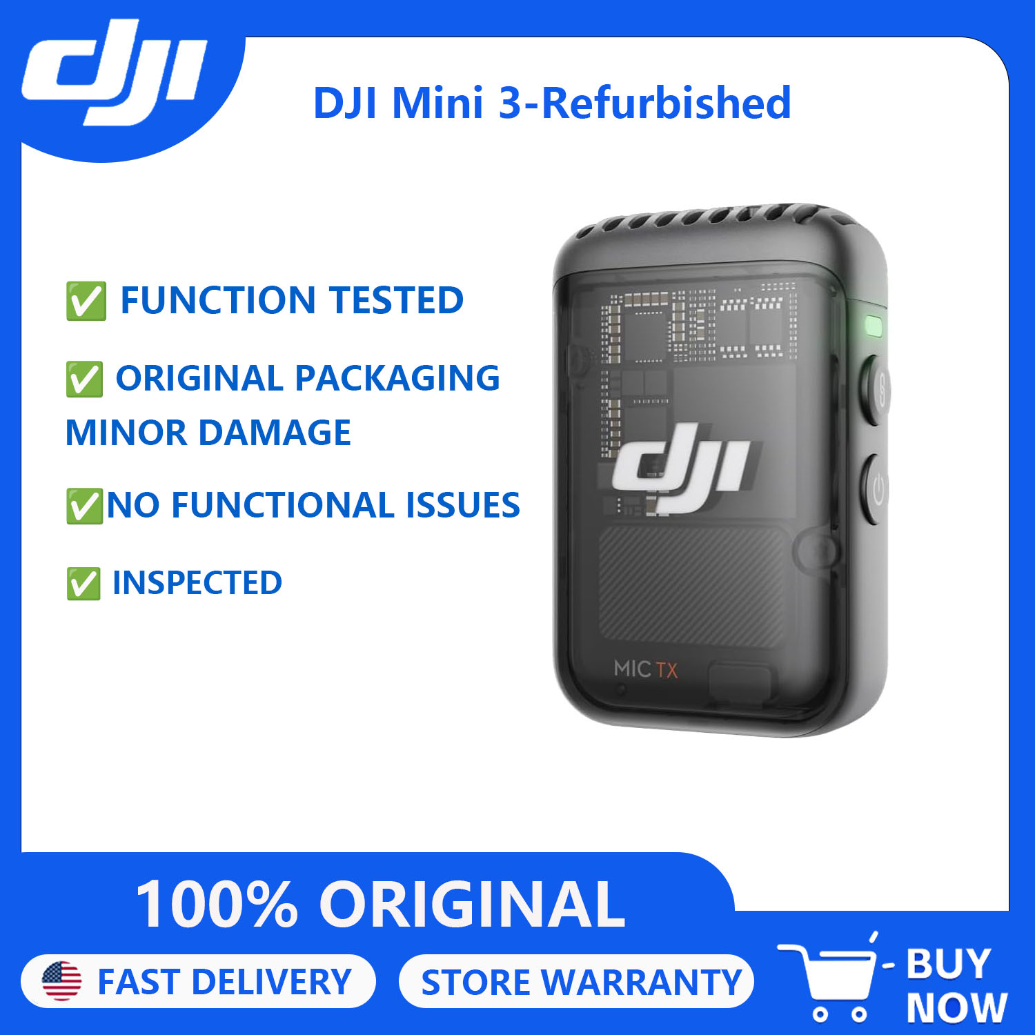 Generalüberholtes DJI Mic 2 Se – Microphone Capsule Bewertung und Preis