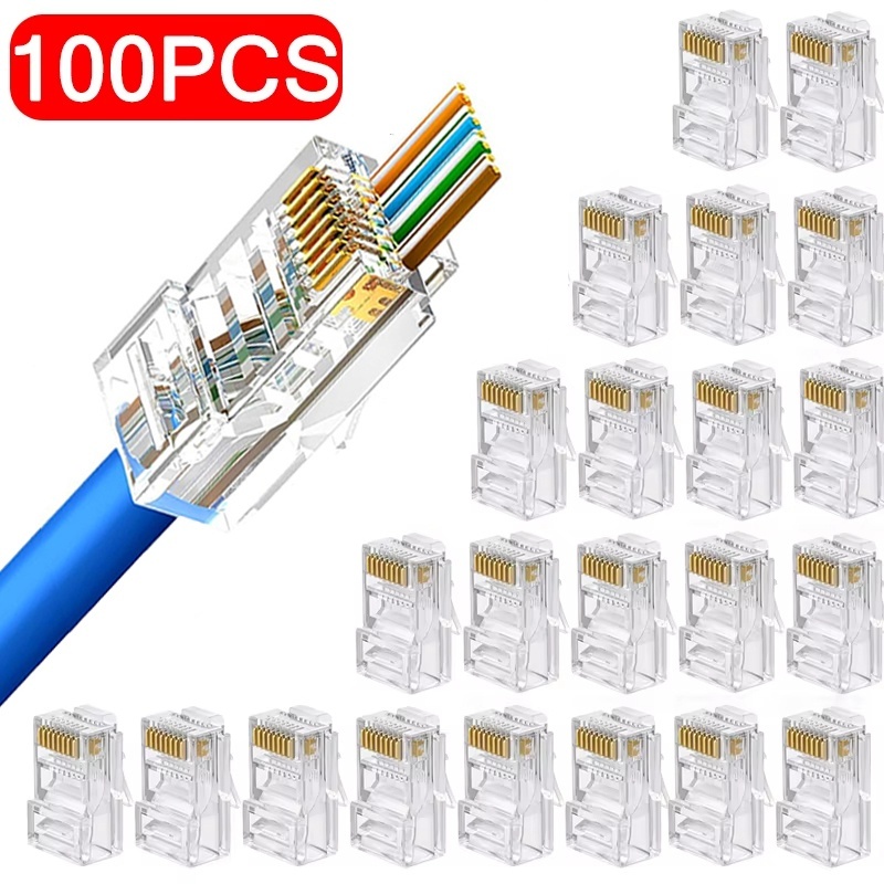 100 Stück RJ45 Cat6 Cat5e Durc – Rj45 Jack Bewertung und Preis